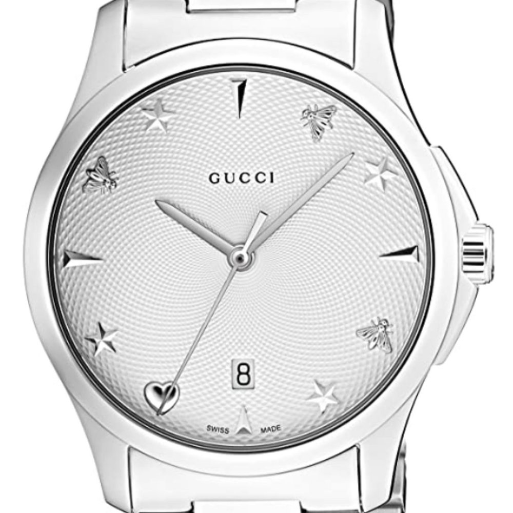 Gucci Quartz Stainless Steel Casual Silver